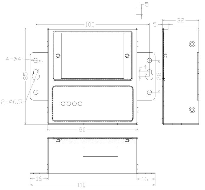 F2X46-DK外形尺寸图