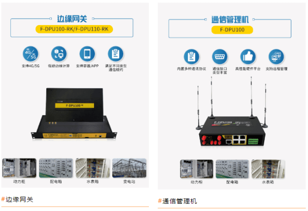 四信产品边缘网关和通信管理机的产品图