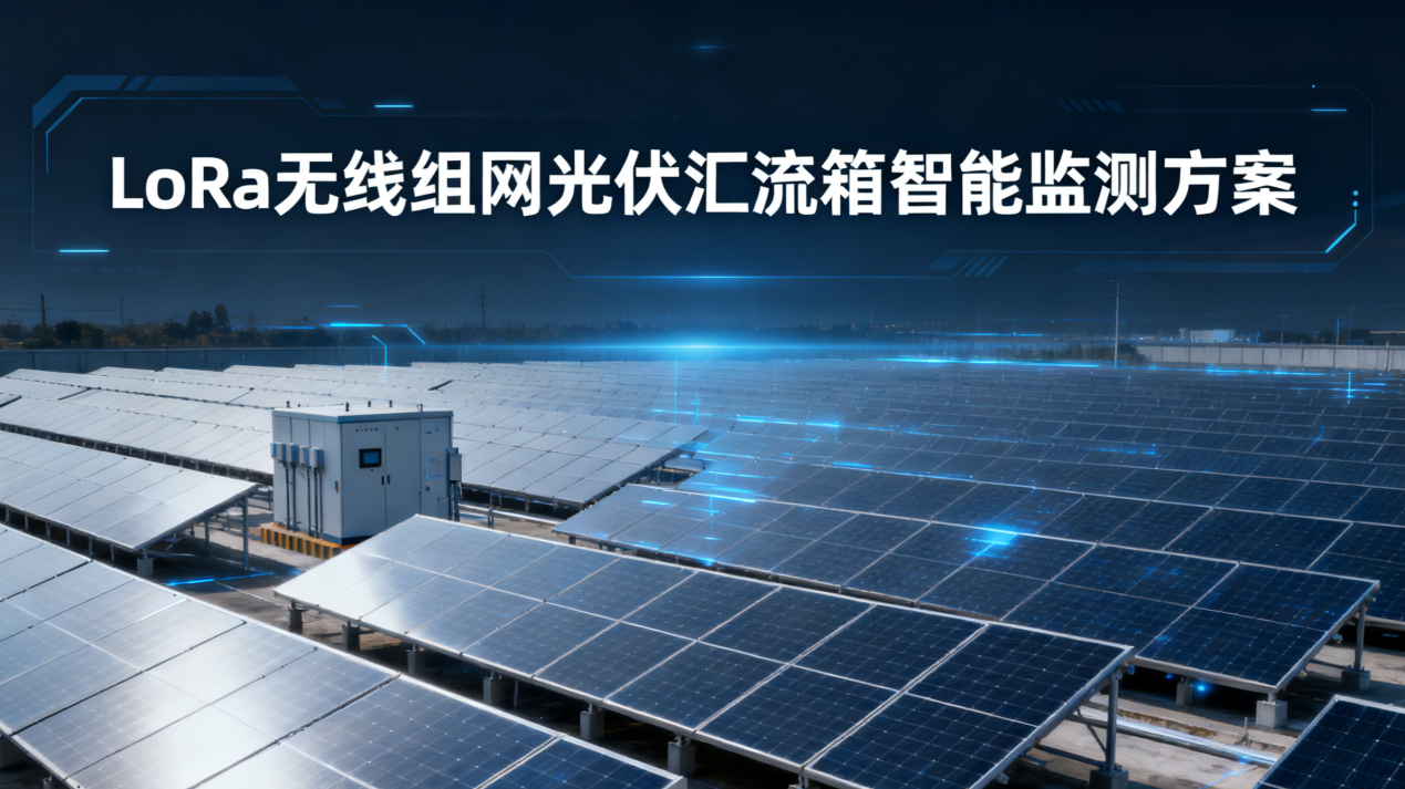 光伏运维新突破:四信LoRa无线组网，助力汇流箱智能监测升级